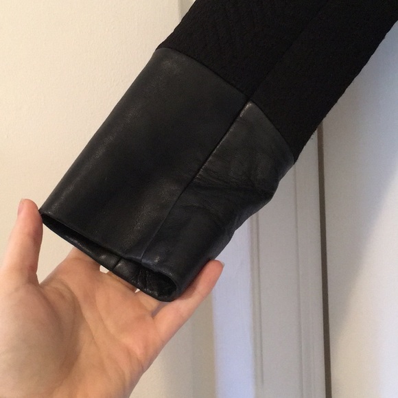 Black Sandro textured jacket / size 38 - Picture 2 of 6